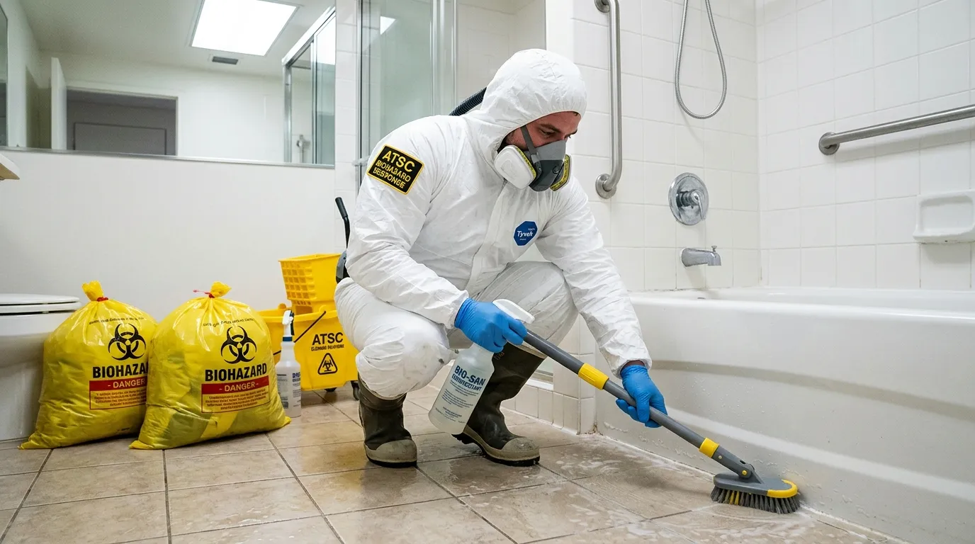 Decontamination equipment deployed for Blood Cleanup in Missouri City